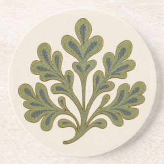 Posavasos Hoja de roble estilística de William De Morgan