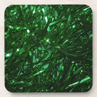 Posavasos hojas de árbol de navidad artificial