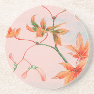 Posavasos Hojas de arce japonesas antiguas