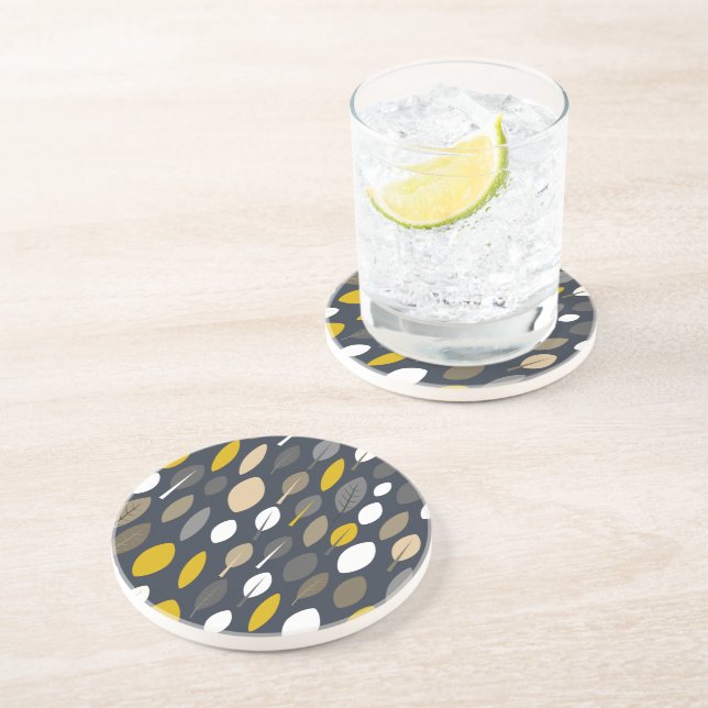 Posavasos Hojas de medianoche (Lado)