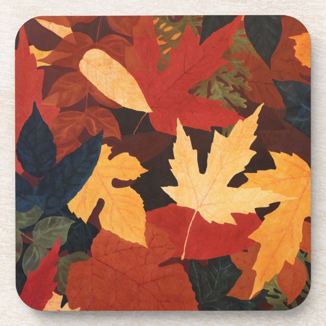 Posavasos Hojas de Otoño (Frente)
