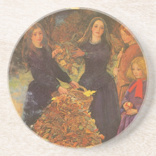 Posavasos Hojas de otoño por Sir John Everett Millais