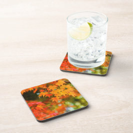 Posavasos Hojas otoñales [Cubeta Plástica Dura]