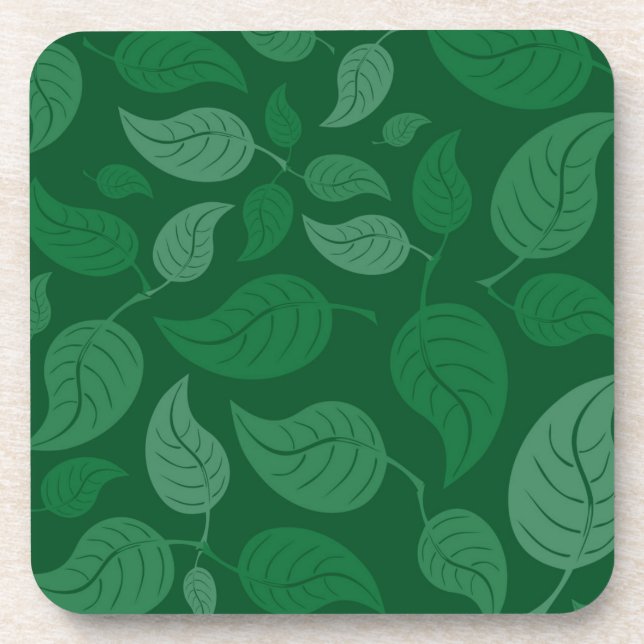 Posavasos Hojas verdes (Frente)