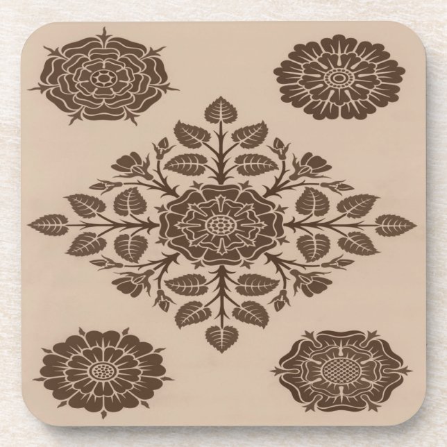 Posavasos Hojas y adorno de rama (Frente)