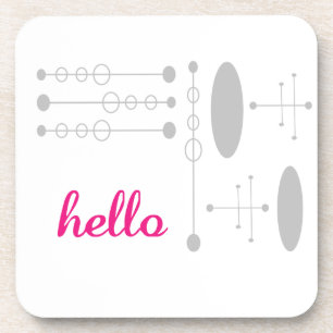 Posavasos Hola Cute Colorful Hello Gifts