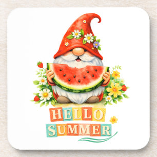 Posavasos Hola Gnome Verano