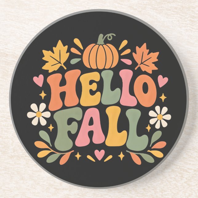 Posavasos Hola Otoño (Frente)