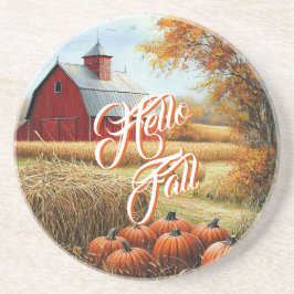 Posavasos Hola otoño Día de Acción de Gracias Calabazas de g