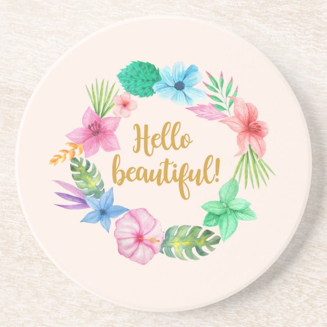 POSAVASOS HOLA PRECIOSA! (Frente)