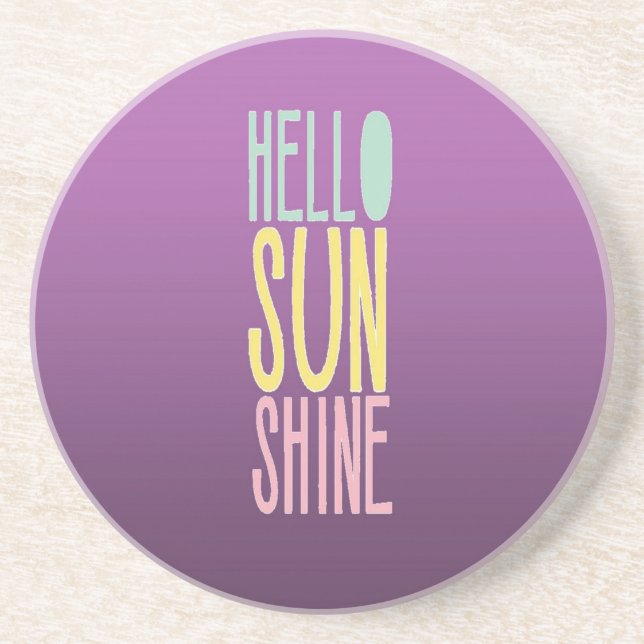 Posavasos Hola Sunshine (Frente)