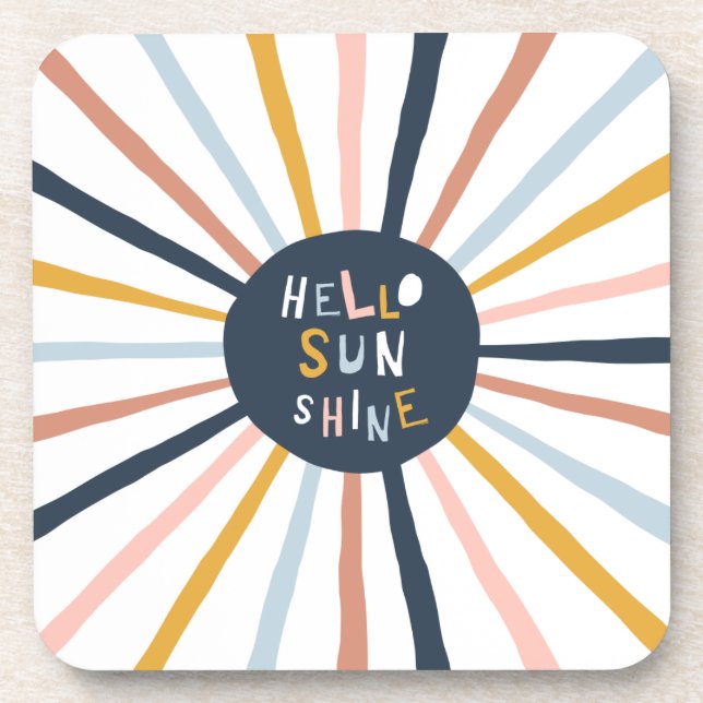 Posavasos Hola Sunshine (Frente)
