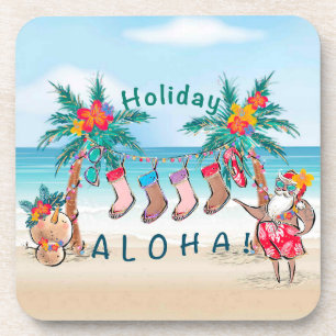 Posavasos Holiday Aloha Coasters