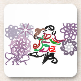 Posavasos Holiday Kiss 