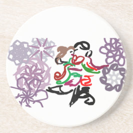 Posavasos Holiday Kiss 