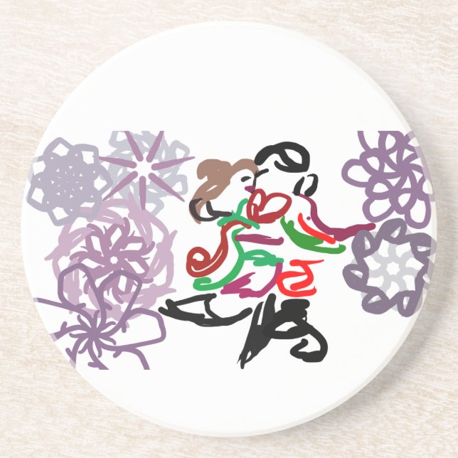 Posavasos Holiday Kiss  (Frente)