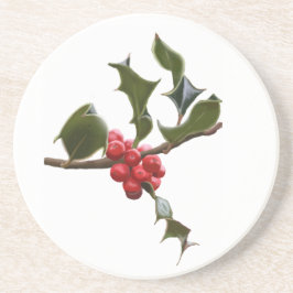 Posavasos Holly Berries Coaster