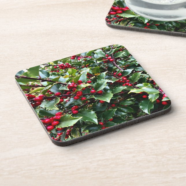 Posavasos Holly leaves and Berries (Lado Izquierdo)