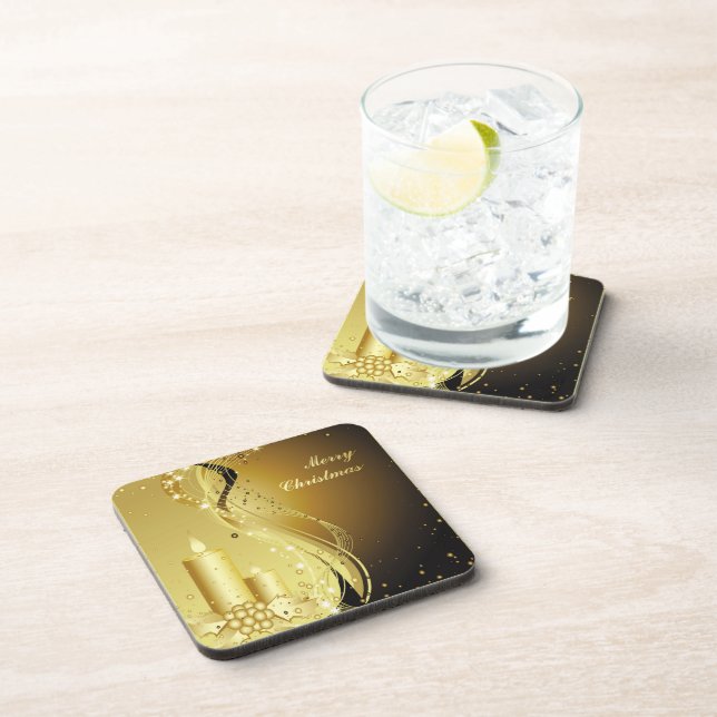 Posavasos Holly, Navidades de velas en un contexto chispeant (Lado Derecho)