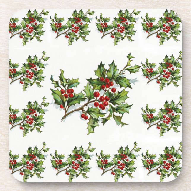 Posavasos HollyBerries 014 (Frente)