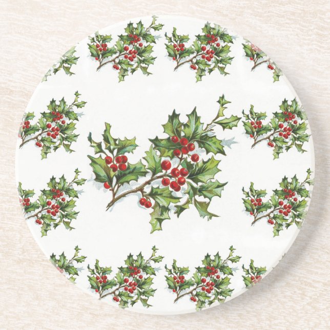 Posavasos HollyBerries 014 (Frente)