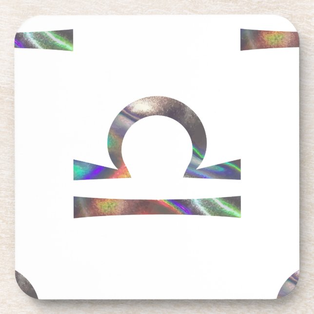 Posavasos hologram Libra (Frente)