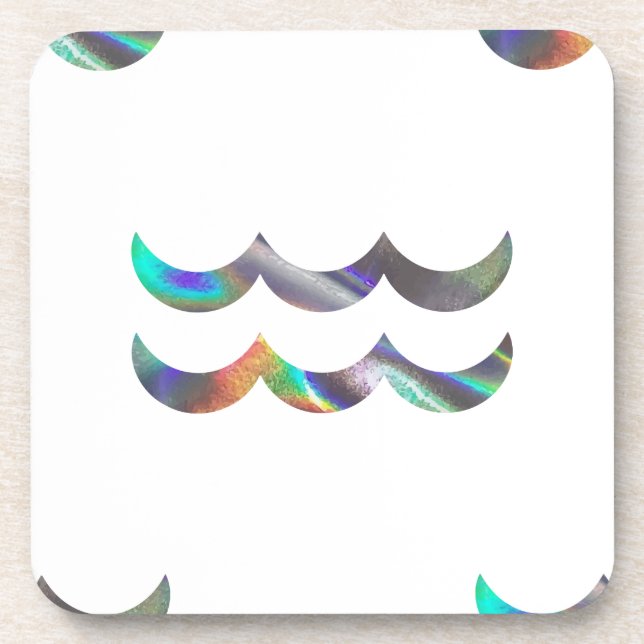 Posavasos holograma Aquarius (Frente)