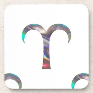 Posavasos holograma Aries