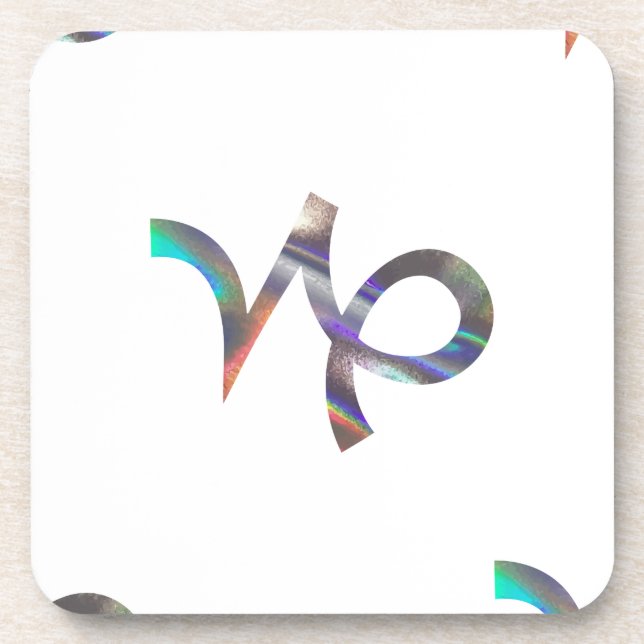 Posavasos holograma Capricornio (Frente)