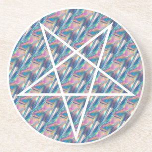 Posavasos holograma pentagrama