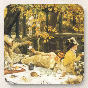 Posavasos Holyday, la merienda por James Tissot, Arte Victor