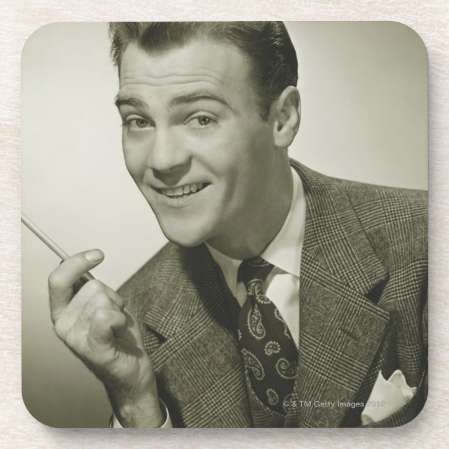 Posavasos Hombre de negocios (Frente)