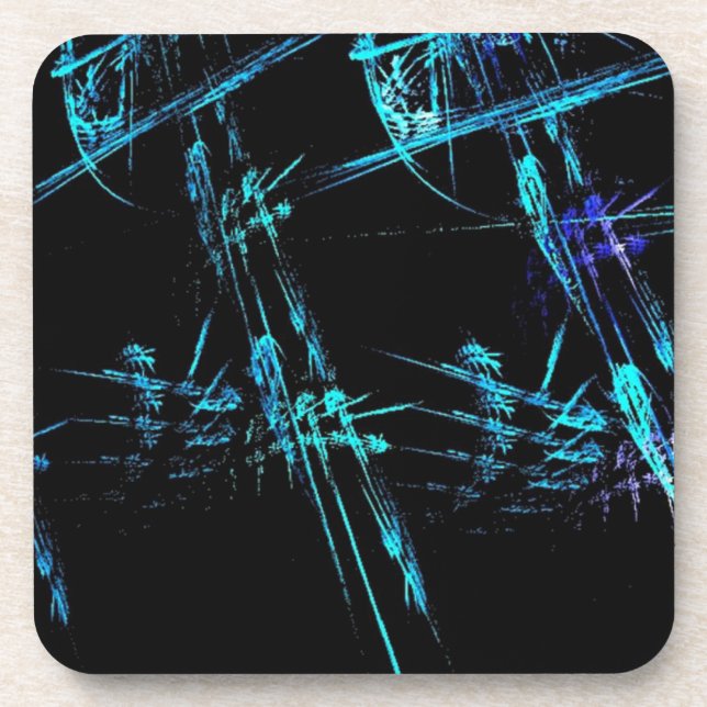 Posavasos Hombre de palo azul (Frente)