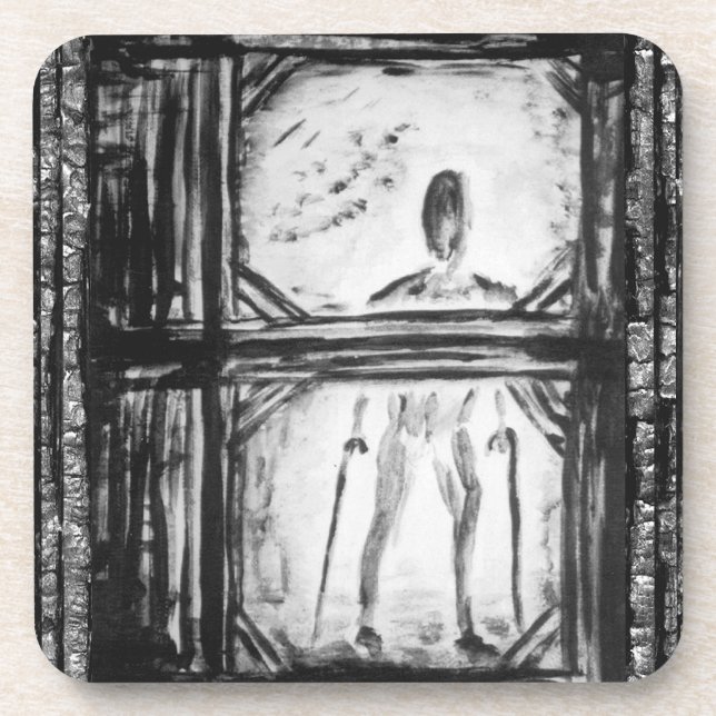 Posavasos Hombre paralizado (Frente)