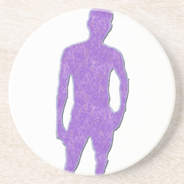 Posavasos Hombre posando montaña rusa (Frente)