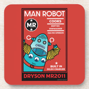 Posavasos Hombre Robot El Hombre Perfecto