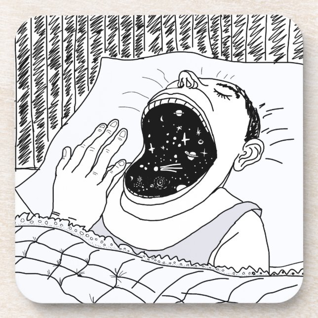 POSAVASOS HOMBRE Y COSMOS (Frente)