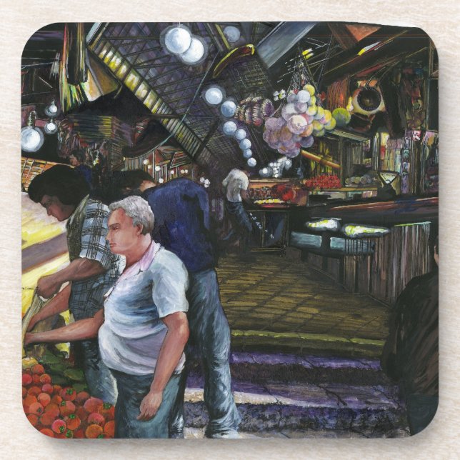 Posavasos Hombres de Comercio, Jerusalén (Frente)