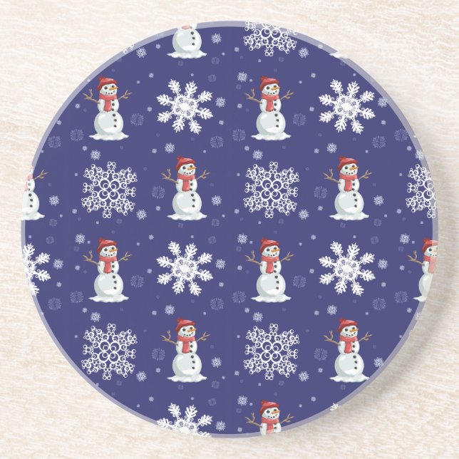 Posavasos Hombres Nevado (Frente)