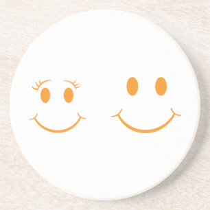 Posavasos Hombres y mujeres Smileys Coaster