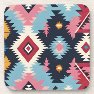Posavasos Homenaje abstracto nativo americano 17