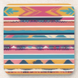 Posavasos Homenaje abstracto nativo americano S13