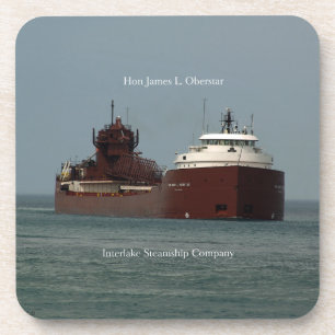 Posavasos Hon James L. Oberstar conjunto de 6 ruedas de plá