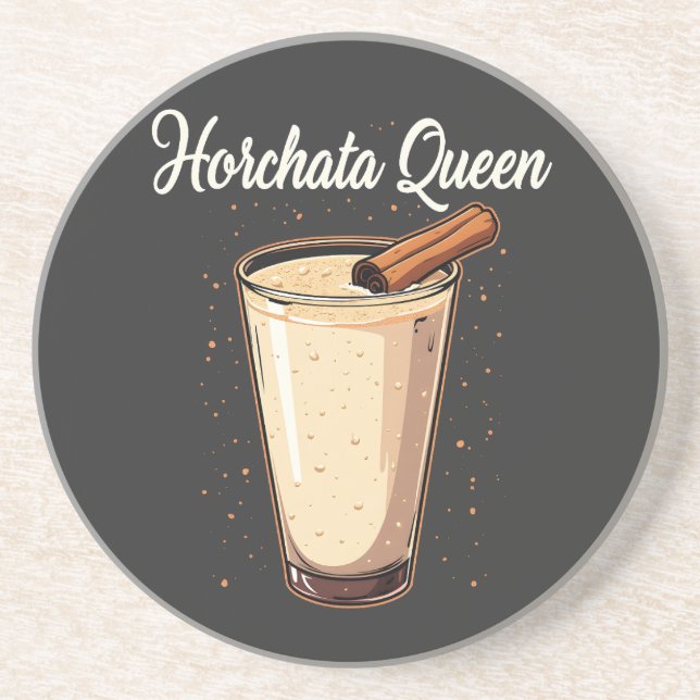 Posavasos Horchata Reina bebida española mexicana (Frente)