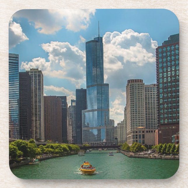 Posavasos Horizonte Chicago (Frente)