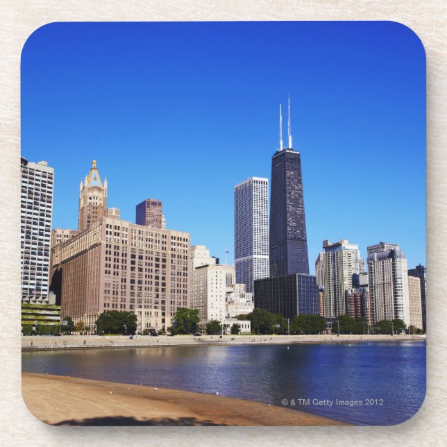 Posavasos Horizonte de Chicago (Frente)