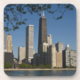 Posavasos horizonte de Chicago y lago Michigan, Lake Shore