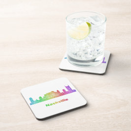 Posavasos Horizonte de Nashville del arco iris