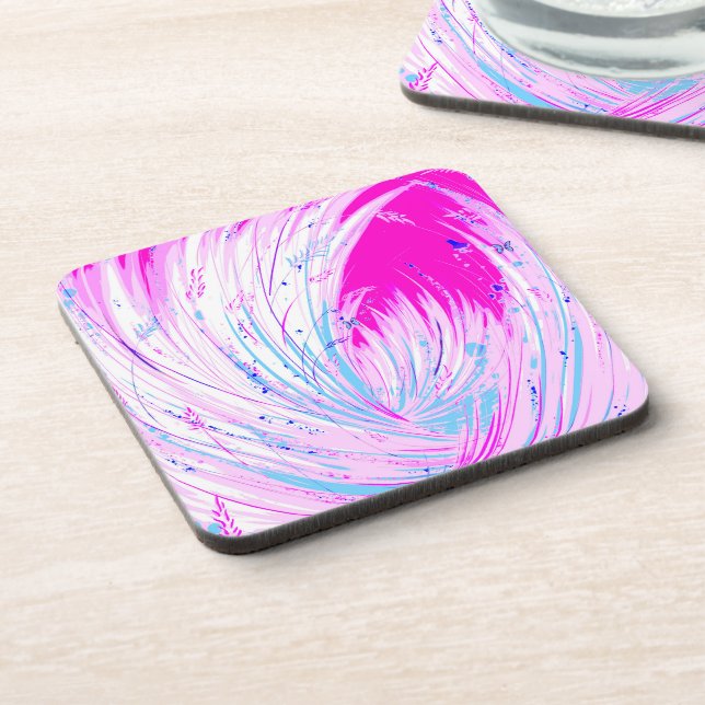 Posavasos horizonte rosado (Lado Izquierdo)