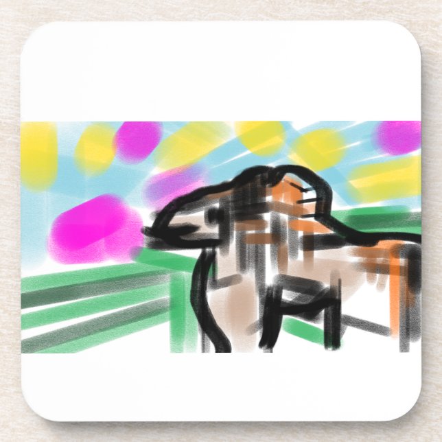 Posavasos Horse joy (Frente)